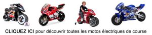 Moto electrique enfants de course