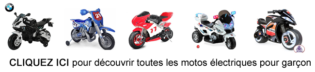 Les motos électriques pour garçon