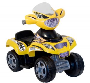 Quad enfant pas cher de couleur jaune