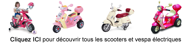 Vespa enfants et scooters électriques