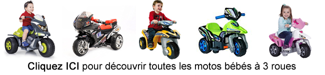 Moto bebe à 3 roues